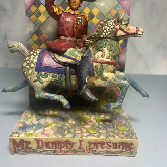 Jim Shore Humpty Dumpty sat on a wall figurine - Picture 2 of 5